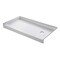 Aqua Eden VTSB60326R 60" x 32" Anti-Skid Single Threshold Shower Base with Right Hand Drain, White VTSB60326R - alternate 1